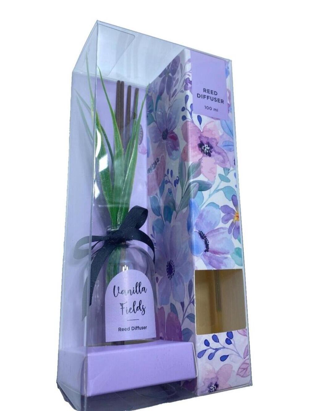Room Reed Diffuser Vanilla Scented Fields Butterfly 100ml Purple New Home Gift